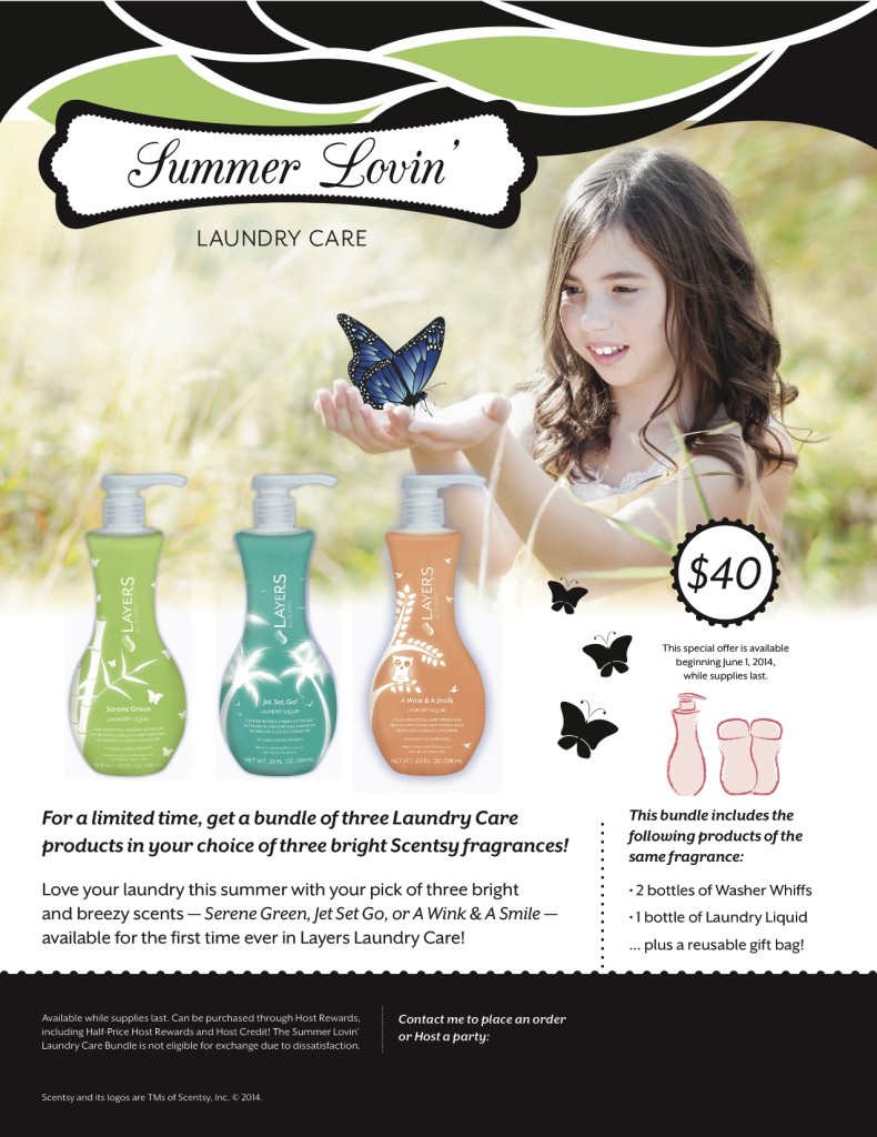 Scentsy Laundry Care Special