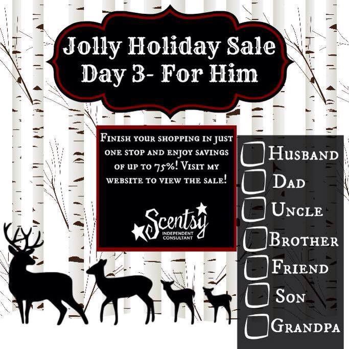 Scentsy Jolly Holiday Sale - Gifts for Him