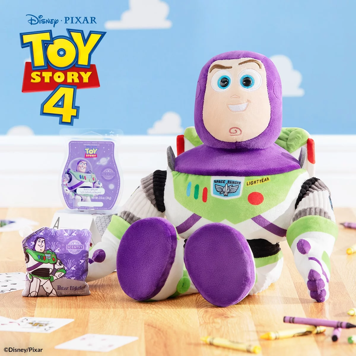Toy Story 4 - Scentsy Buddies, Buzz Lightyear & Woody - The Candle