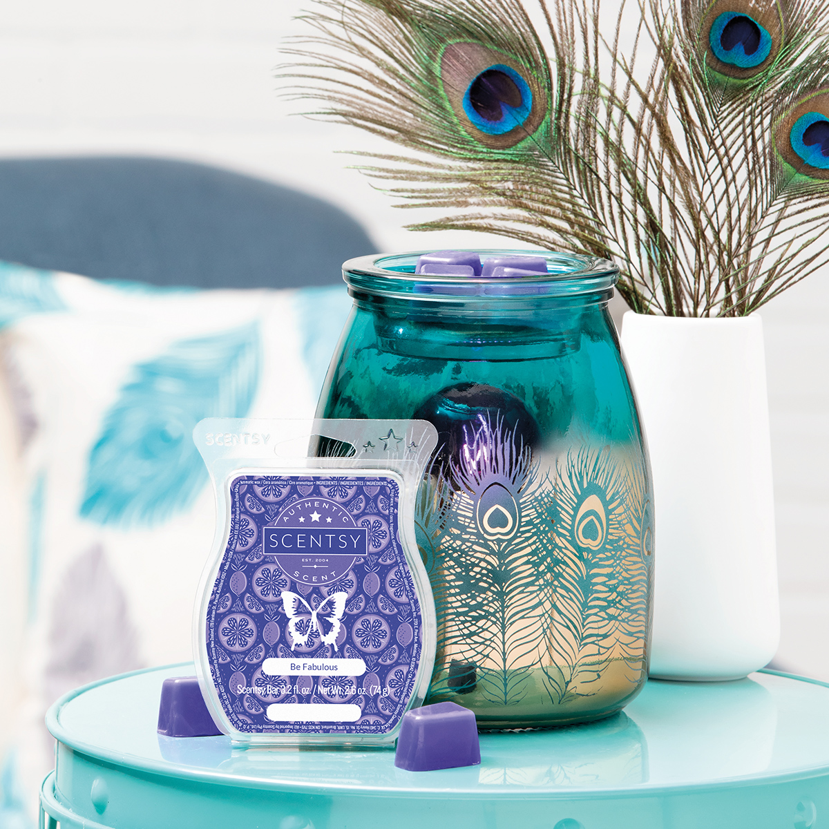 Be Bold Peacock Scentsy Warmer April 2020 Warmer The Safest Candles