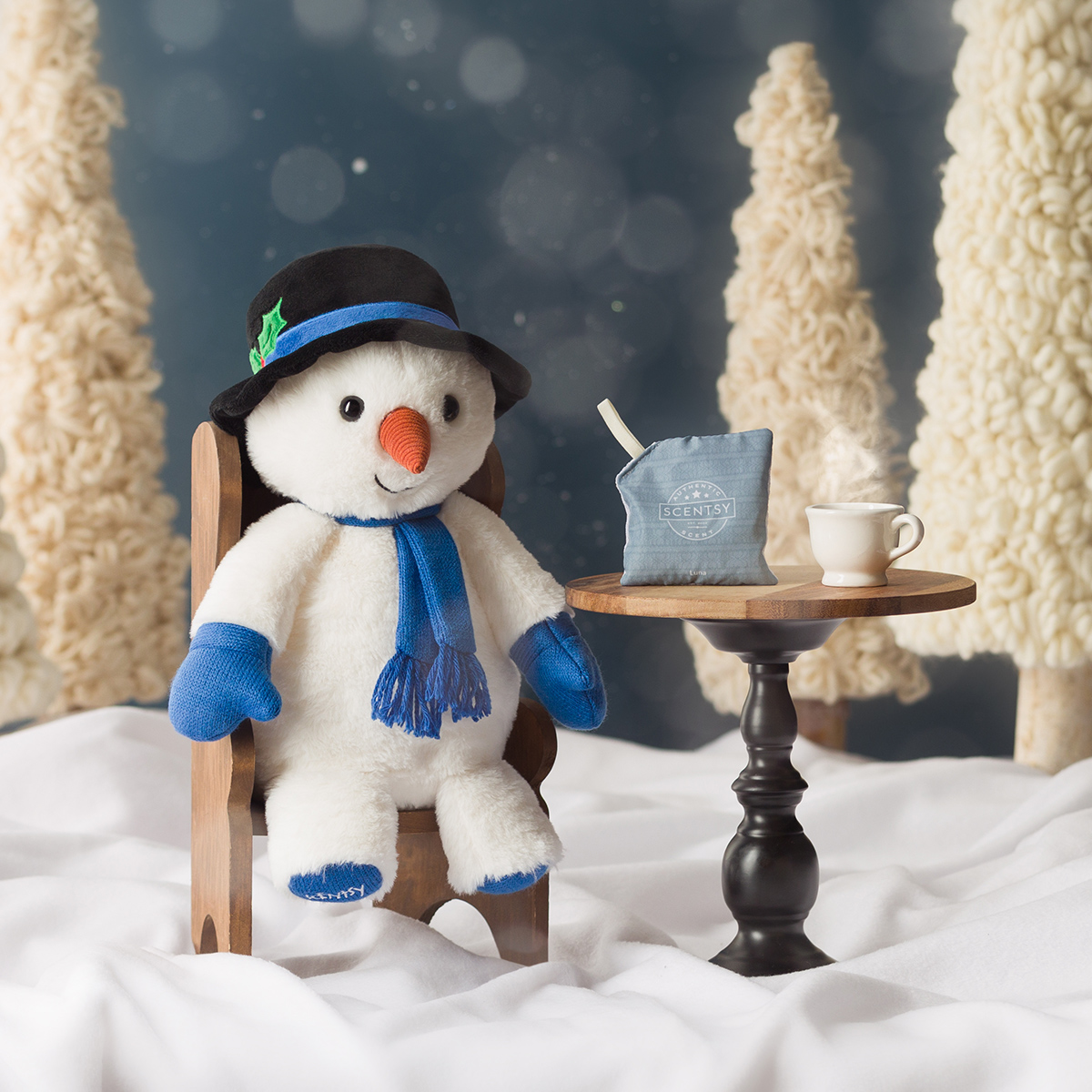 Snowbastian the Snowman Scentsy Buddy